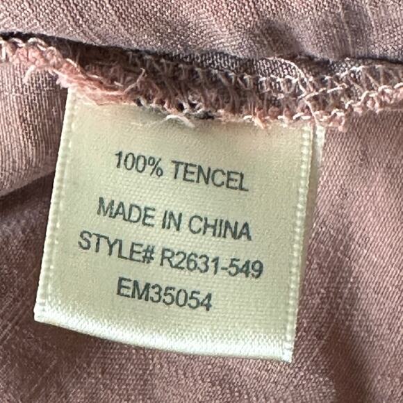 ANTHRO - BELLA DAHL women's Tencel lyocell Bella Dahl Button Down Shirt Jacket - Picture 10 of 13